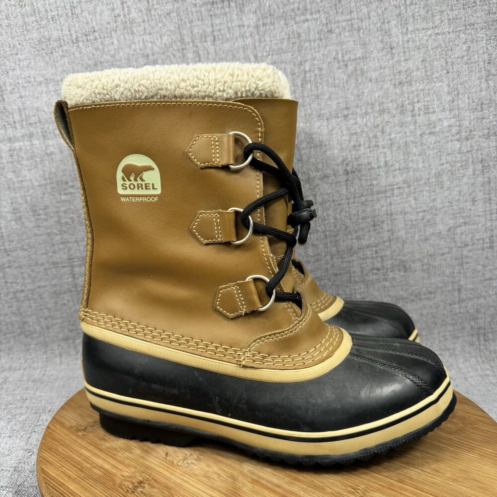 Sorel Yoot Pac Boots Size 6 Waterproof Insulated Faux Fur
